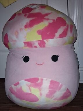 Squishmallows 26" Pink Tie-Dye Mushroom Rachel Plush